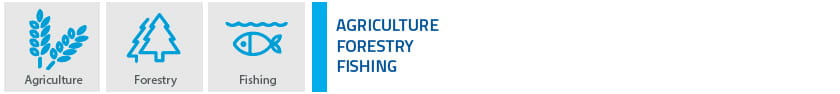 Agriculture Forestry and Fishing-Icons
