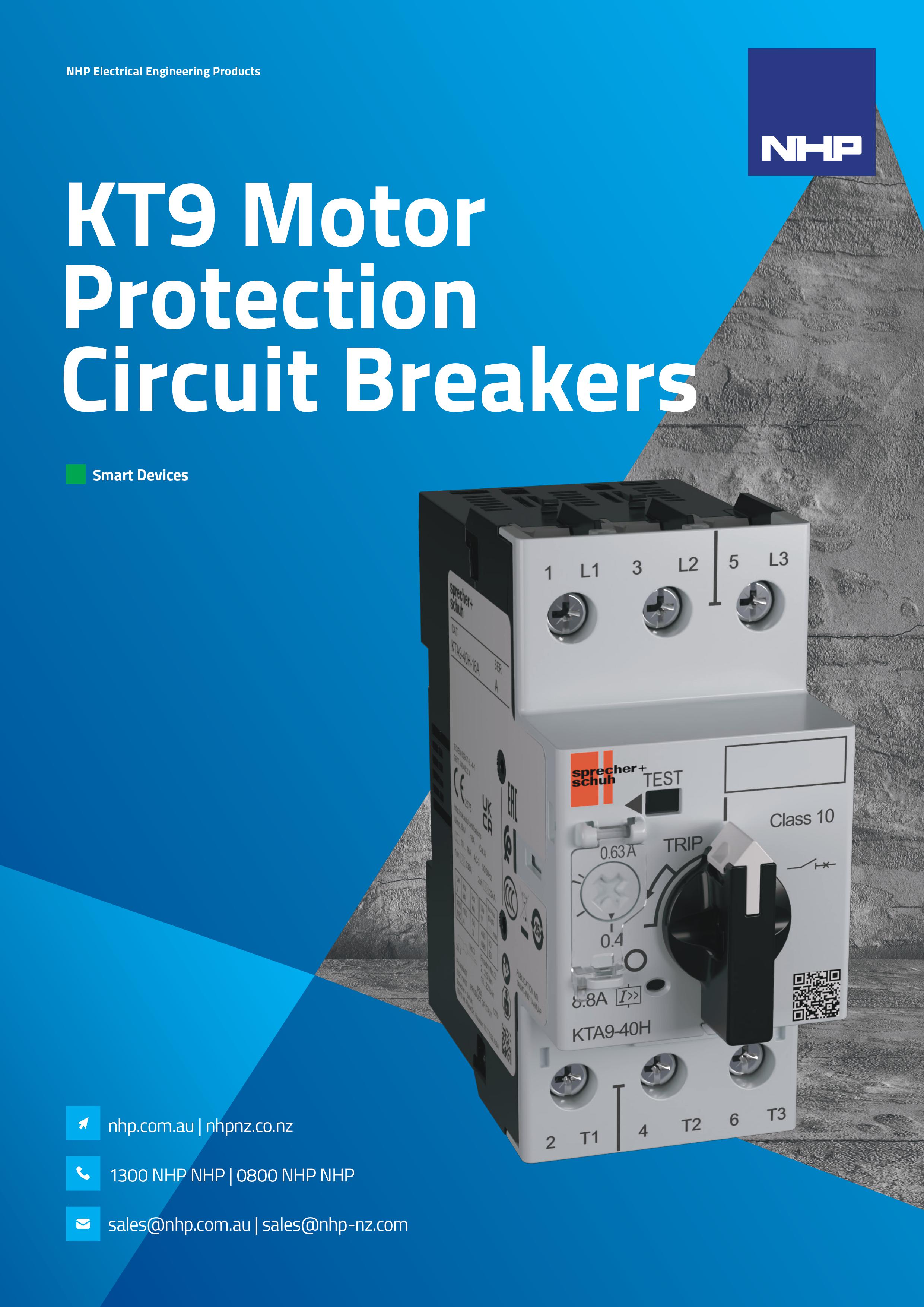 NHP Electrical Engineering Products KT9 Motor Protection Circuit Breakers
