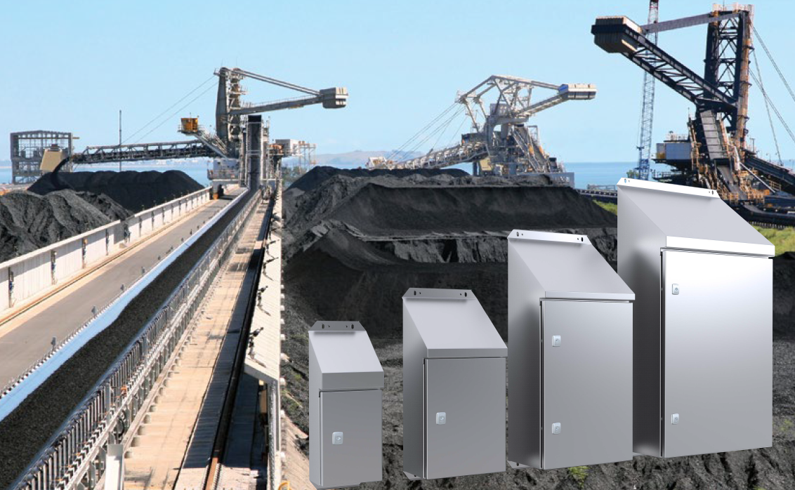 Eldon Stainless Steel Sloped Roof Enclosures