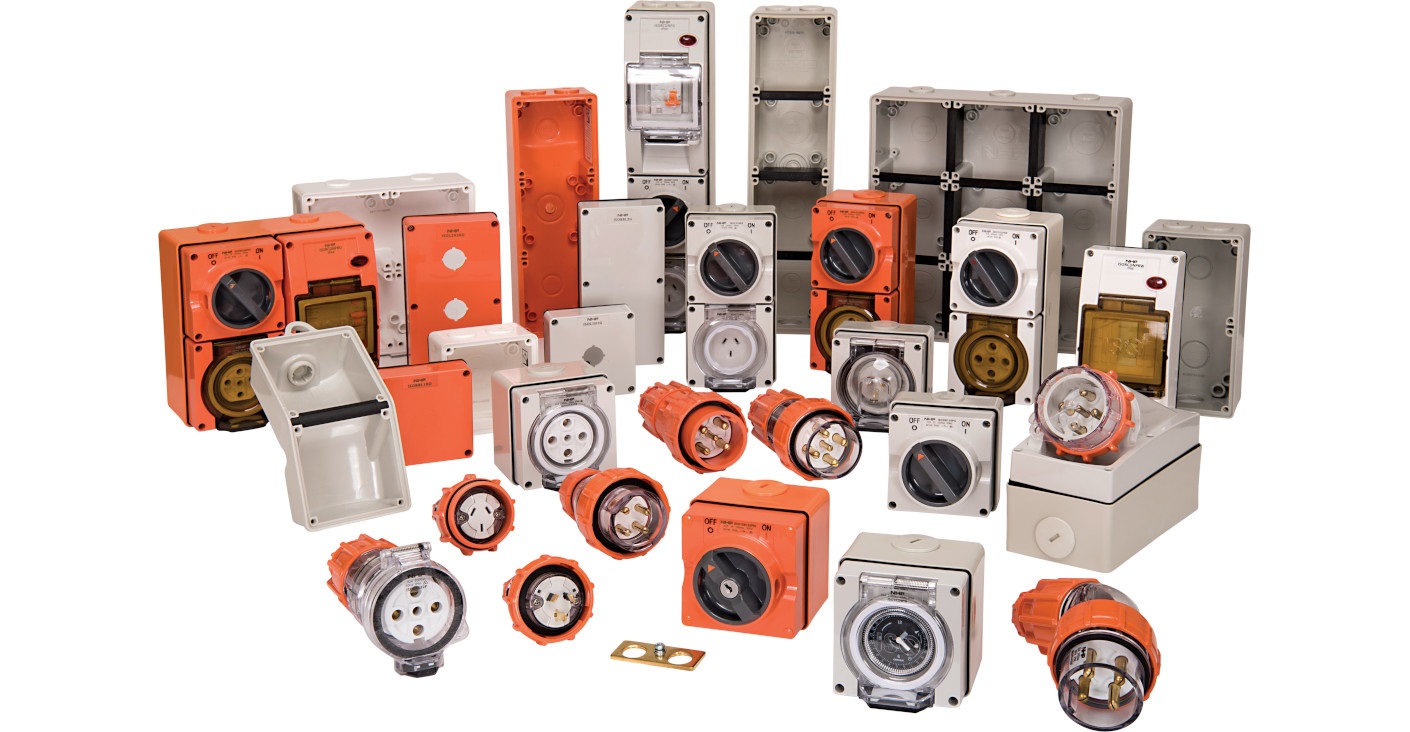 Switch things up with the full range of NHP ISO plugs sockets and switches hero