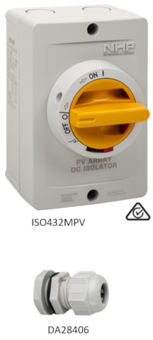 With NHPs DC Isolators you are compliant