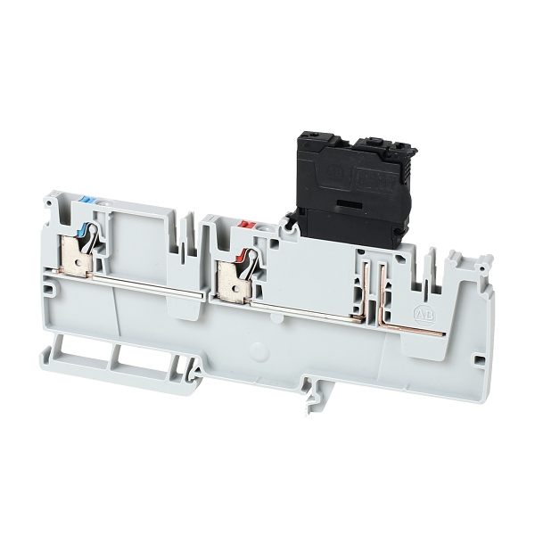 Allen-Bradley 1492-P Push In Power Distribution Terminal 4mm 1 RD 1 BLU ...