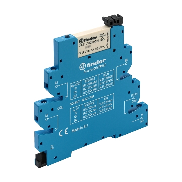 Finder 39 Series Master Output Relay Interface Module 6A 240V AC Coil 1 ...