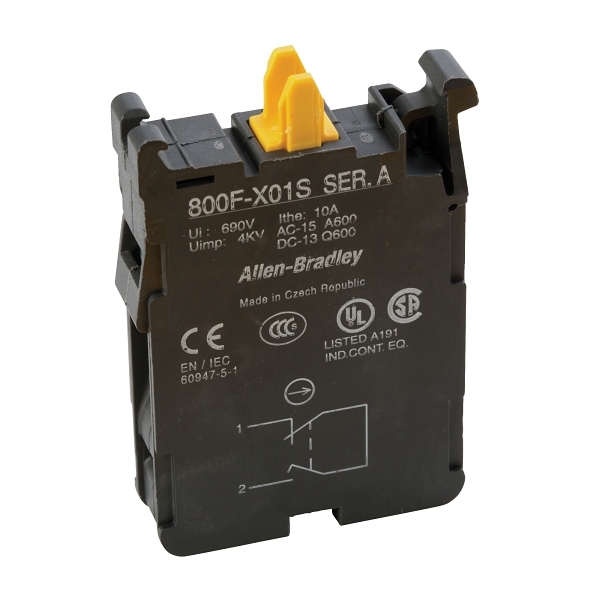 800FX01S Contact Block for 22mm Operator Control Devices