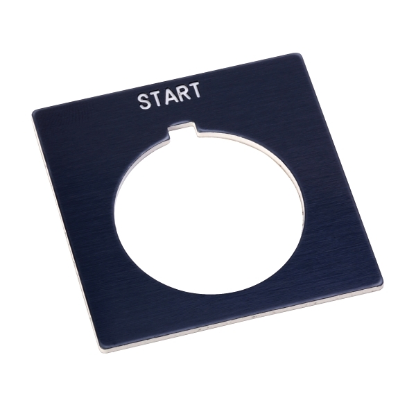 800HW372 Legend Plate for 30mm Operator Control Devices