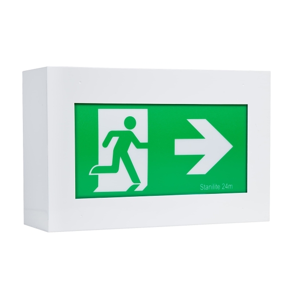 Stanilite Single Point Platinum Exit Lighting LED Quickfit Vandal