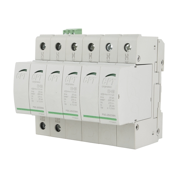 Cirprotec PSC Surge Protection Device Type 1 and 2 3 Phase LL and LN