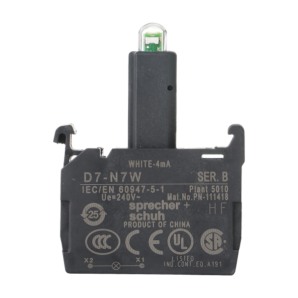 D7N7W Lamp Module for 22mm Operator Control Devices