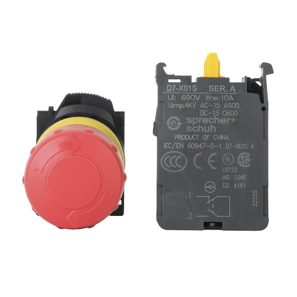 D7PMT34PX01S Pushbutton 22mm