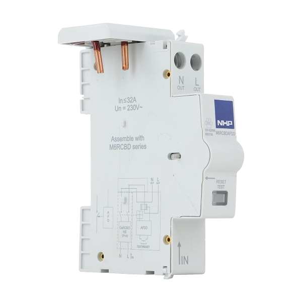 NHP MOD6 Miniature Circuit Breaker AFDD ARC Fault Detection Device
