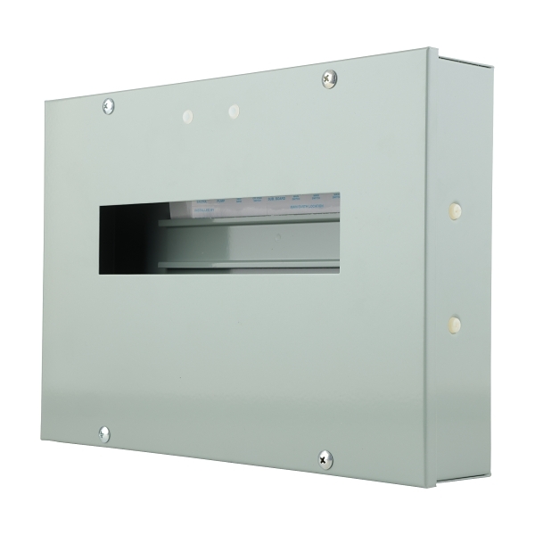 NHP DIN-T NLC Metal Loadcentre Surface DinT 12 Way Metal Grey