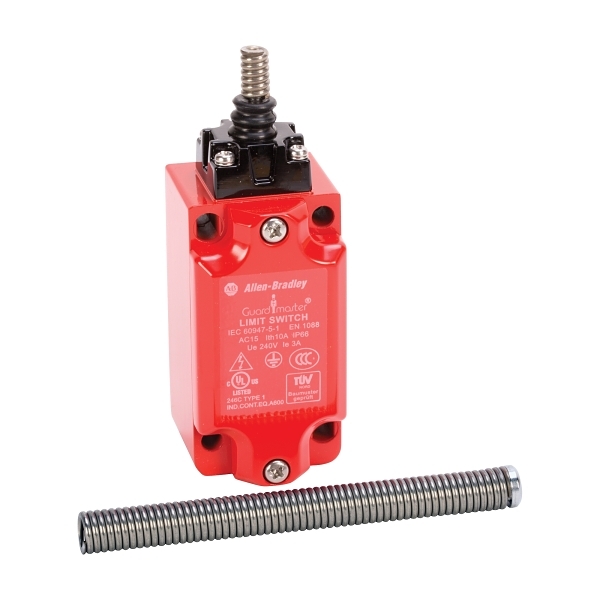 AllenBradley 440P Safety Limit Switch 30mm Large Metal Spring Rod 1NO