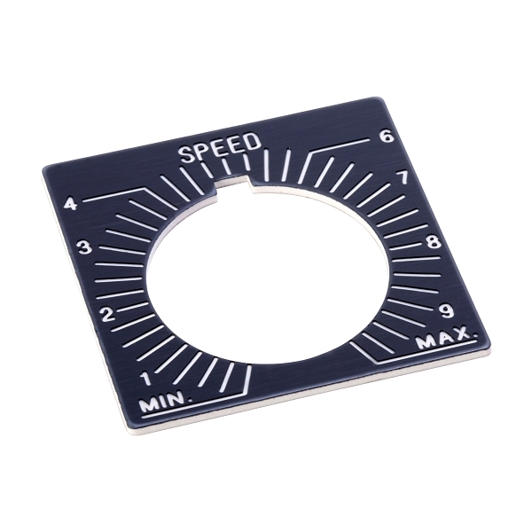 800HW081 Legend Plate for 30mm Operator Control Devices