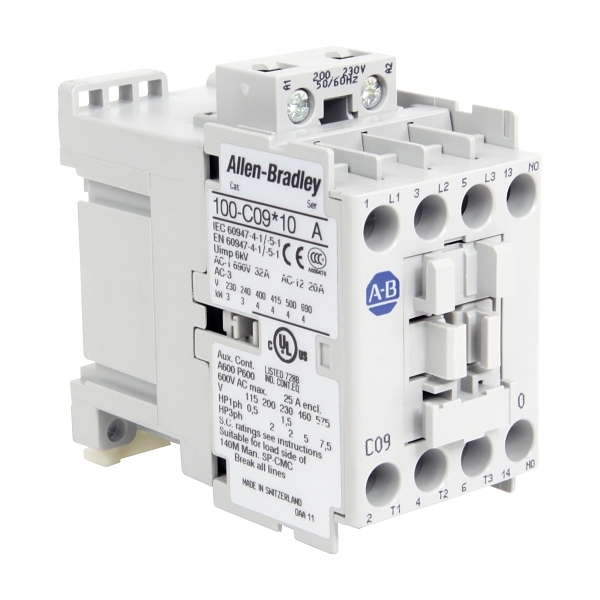100C09D10 Contactor 4kW 3 Pole