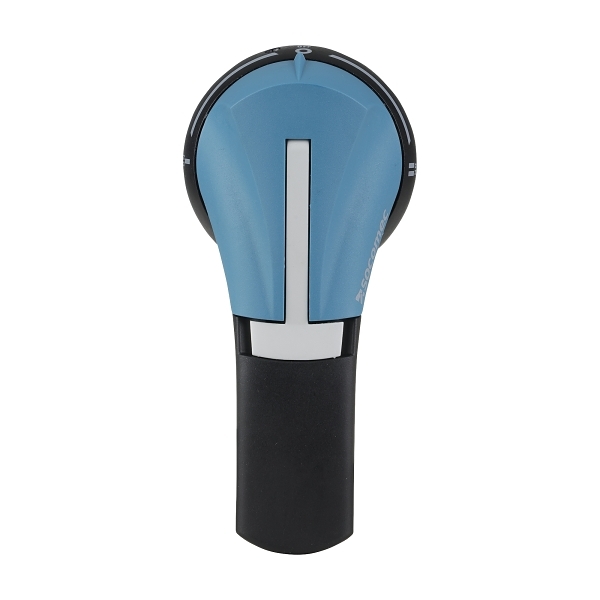 SCO Handle External mount S2, IP 65, P/lock, BL/BK, Eng."I O