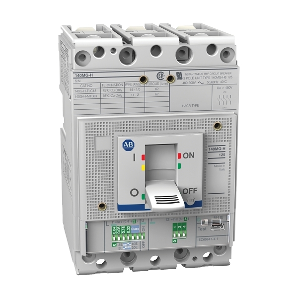 Allen-Bradley 140M Motor Protection Circuit Breaker 70kA 25A