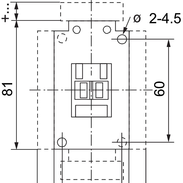 100C09D10 Contactor Dimensional Diagram
