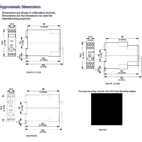 AllenBradley 700FS Timing Relay On Delay Pulse Cntl 24 to 48V DC / 24