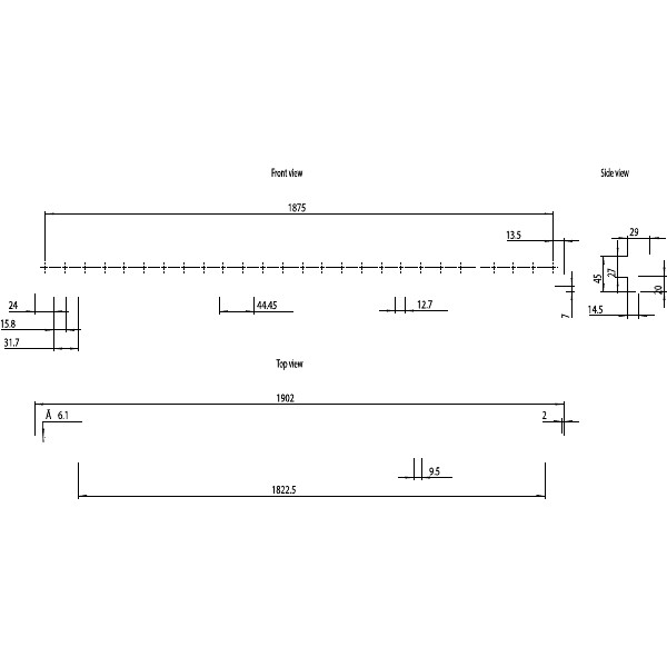 nVent HOFFMAN MCS/MCD/MCSS/MCDS FS 19 Inch Profiles Partial Height 6RU ...