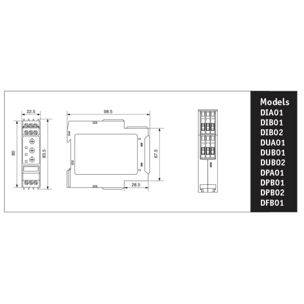 Carlo Gavazzi Monitoring Relay 3 Phase Sequence and Phase Loss 380 to