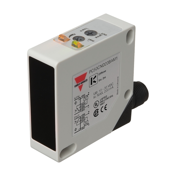Carlo Gavazzi Photoelectric Sensor Diffuse Reflective Plastic