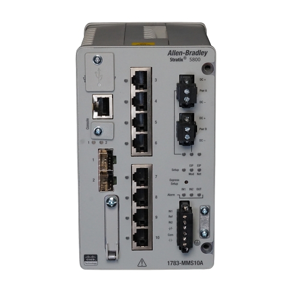 ゼニガメ AB Stratix 5800 Managed Switch Advanced, Modular, 8x100MB Copper