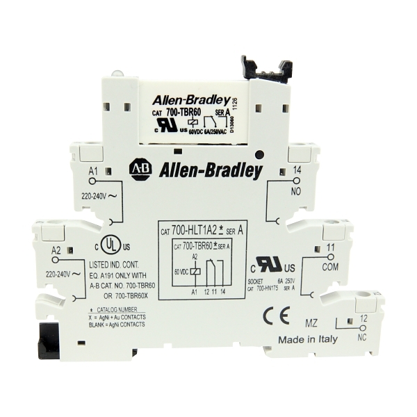 Relay G10 センターマイナスパワーサプライ可能　update済 Allen-Bradley 700-HL Solid State Interface Relay 10A 2 CO DPDT 48V