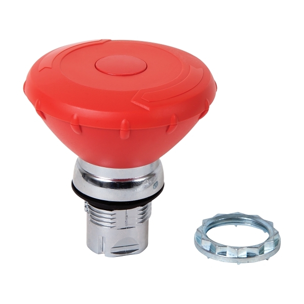 800FMMT64 E Stop Metal Mushroom Head