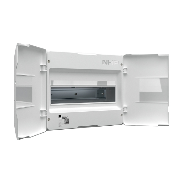 NHP MOD6+ Lightning Loadcentre 12-way, surface door