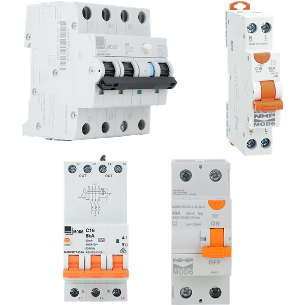 NHP MOD6 Residual Current Devices NHP Australia