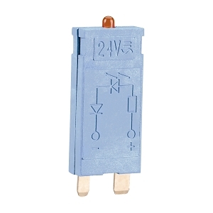 GREEN LED + VARISTOR MODULE 6-24VACDC