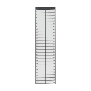 CEL PBD ACC LABEL ESC LEGEND 1-48 DIN-T