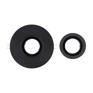 ROUND BLACK PLASTIC ADAPTOR RINGS FOR LED SPITFIRES