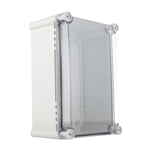 TERMINAL BOX SOLID PC IP66/67 H190 x W280 x D130mm CLEAR