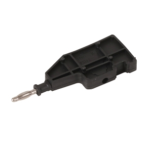 FLEXIBLE END TEST PLUG ACC FOR 1.5mm PUSH-IN TERM BLACK