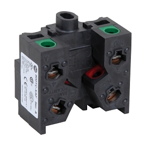 CONTACT BLOCK FINGER SAFE 1NO 1NC