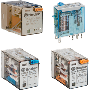 Finder Panel Mount and Power Relays