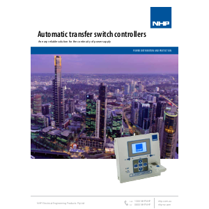 ATS-PLC Mcpherson Controls Automatic Transfer Switch Controller - Joval Industrial
