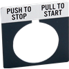 800TX618 Legend Plate for 30mm Operator Control Devices