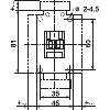 100C09D10 Contactor Dimensional Diagram