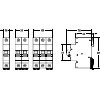 MOD6320 Miniature Circuit Breaker Dimensional Diagram