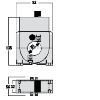 TT35A240VAC Transducer CT Dimensional Diagram
